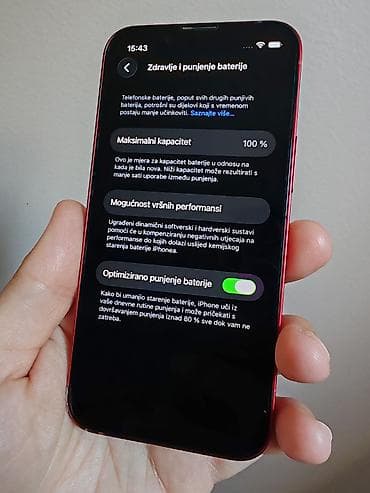 kamera za video nadzor srbija cena: Apple iPhone 13 mini (PRODUCT)RED - Ekran: 5.4" Super Retina XDR — 2