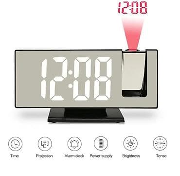 Digitalni budilnik sa projekcijom vremena - Veliki LED displej sa