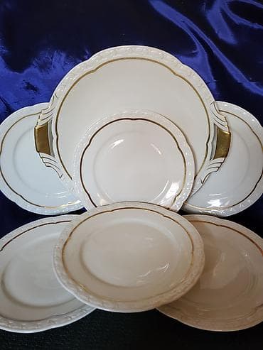 cajnik sa filterom: Servis za torte,kolace 1929 do 1972g. Edelstein Bavaria. Servis za — 2