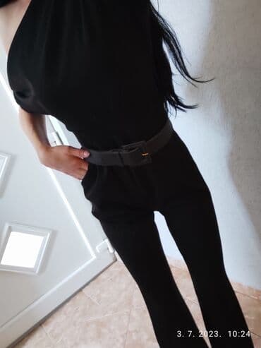 zara kompleti sako i pantalone: Zara, S (EU 36), Jednobojni, bоја - Crna — 4