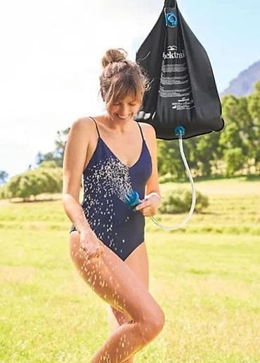 puska na vodu: Solarni tuš 25l Rocktrail Solar Shower Basic 25L – praktičan solarni — 2