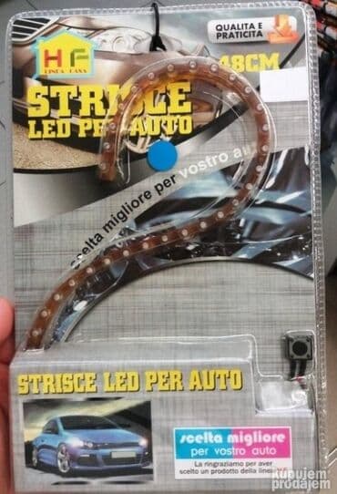 adapter za auto upaljač sa 220v na 12v: Ukrasna LED traka za auto - 48cm / 12v

699 dinara — 1
