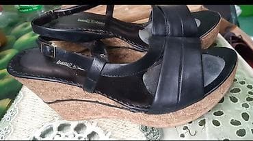beoshoes obuca: Ženske sandale na punu petu – brend Bambi B. Bino - Boja: crna - — 2