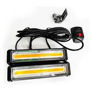 rampa za parking: Led blinkeri spoljni zuti 2x16cm Kućište od visokokvalitetnog ABS-a — 4