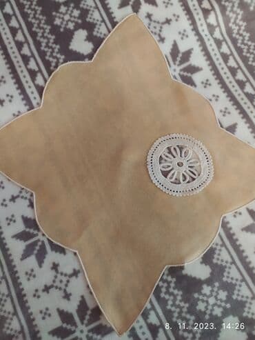 pecenjare od lima: Doilies, Used, color - Beige — 3