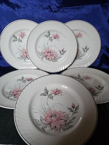 zepter komplet cena: Tanjiri engleski 1950 do 1970god.Barratts Staffordshire. Engleski — 1