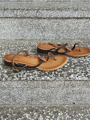 tamaris sandale na stiklu: Ženske kožne sandale – Liva Collection - Materijal: prirodna koža — 2