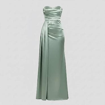 Haljine: Elegantna večernja haljina - Dužina do poda sa visokim šlicem sa — 5