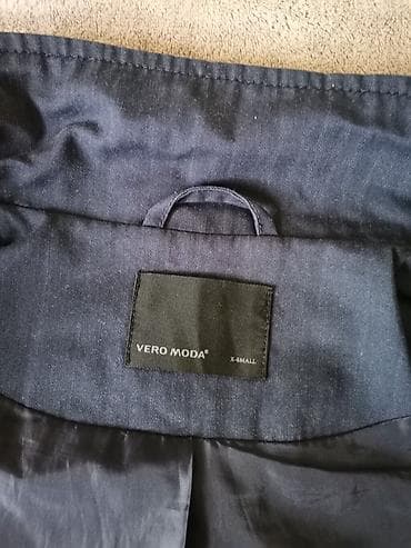 Aksesoari: Vero Moda prolećni mantil XS. Tanak mantil za proleće teget boje u XS — 7