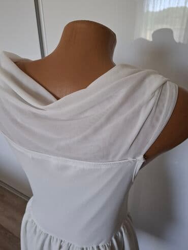 haljine sečene ispod grudi: L (EU 40), color - White, Evening, Other sleeves — 4