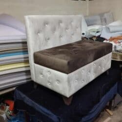 Venčanice i aksesoari: Tabure sa naslonom 100/60/80 cm sedeci deo 100/50 cm,visina sedeceg — 2