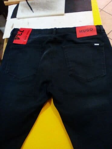 zara pantalone na preklop: HUGO muške farmerke – model 734 - Boja: tamno plava/indigo - Brend — 4