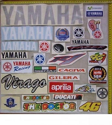 YAMAHA - nalepnice - 427 📌 Opis: Samolepljive nalepnice izrađene od