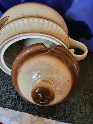 vatrostalne posude sa poklopcem akcija: Corbaluk nov 1950g+ tkz.kameni porcelan Winterling Nemacka — 8
