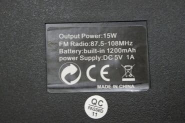 pojačala i zvučnici: Blutut zvucnik cmik mk-6120 karaoke/usb/aux/fm/sd tws tws - koji — 6