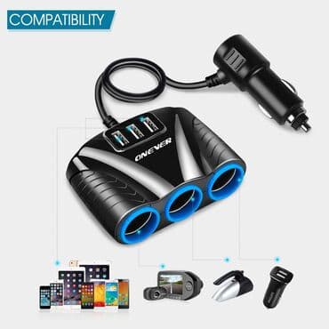 auto parfemi: Spliter Auto upaljac 12V-24V - 120W, USB 3 izlaza Auto soket Adapter — 10