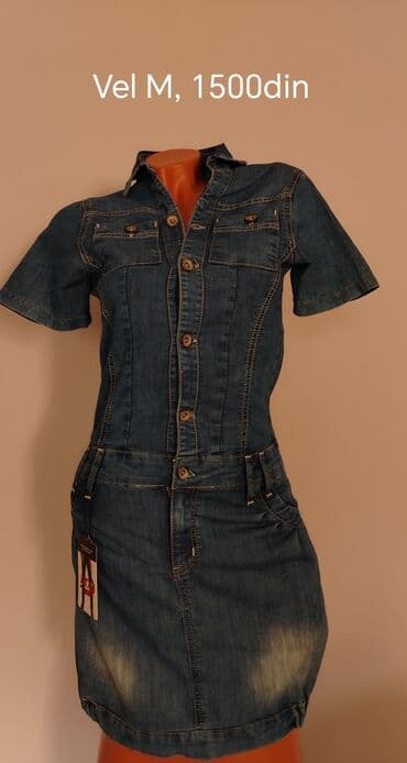 y2k odeca: M (EU 38), color - Blue, Short sleeves — 1