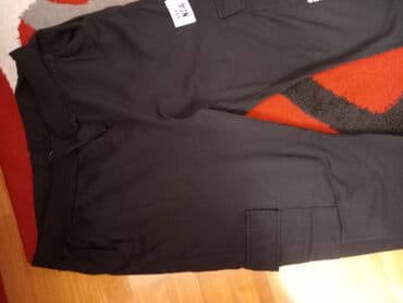 Vests: Sweatpants, 2XL, color - Black, Cotton — 3