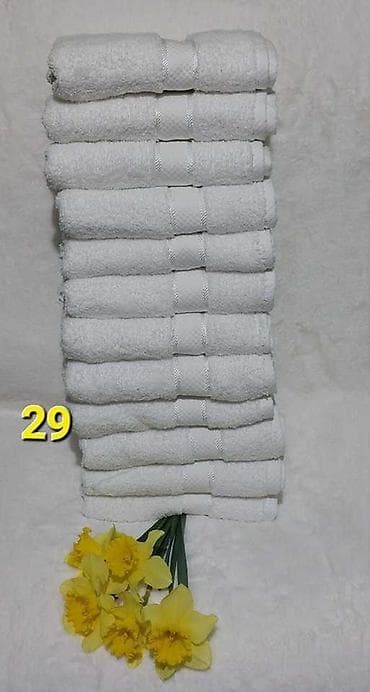 Peškiri Dimenzije-50*90 Paket 12 komada- . Materijal-pamuk (400g/m²)