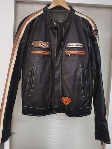 replay majice sa kragnom: Leather jackets — 1
