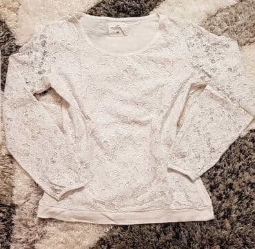 zenske pantalone za zimu: H&M, color - White — 1