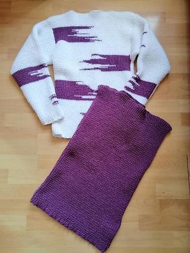 Novi ručno pleteni džemper i prsluk vel XXL oba za 1700 din *Džemper