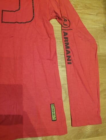 c a basic majice: Sweatshirt, 2XL (EU 56), XL (EU 54), Emporio Armani, color - Red — 3