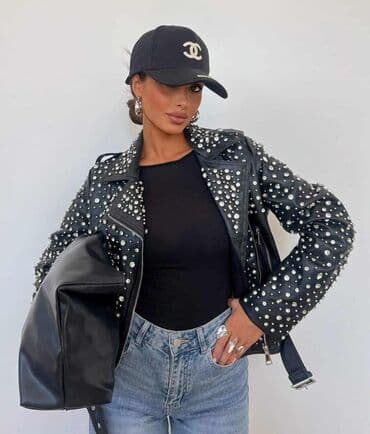 Ostale jakne, kaputi, prsluci: 🖤New,,Crystal''jacket🖤 VelicineS/M Model dostupan samo u crnoj boji — 1