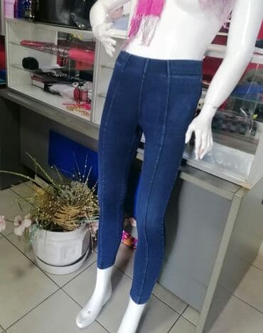 zara rebraste helanke: Farmerice model kao helanke Sa puno elastina Odgovara Vel S M Predivne — 6