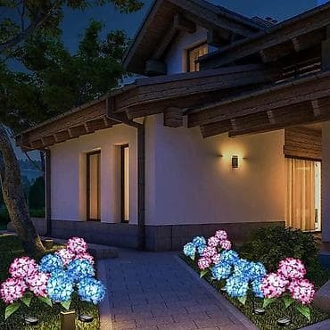 ukrasi od drveta za kucu: Solarna lampa Hortenzija 3000 RSD Solarna lampa u obliku cveta. Preko — 4