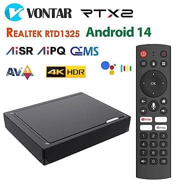 mikrofon i zvucnik za decu: VONTAR RTX2 Android TV Box Uz uređaj dobijate gratis 1 god televiziju — 2