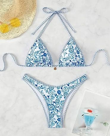 Underwear: 🔥Zenski kupaći kostim – trokut bikini ✅L velicina - Dizajn — 2