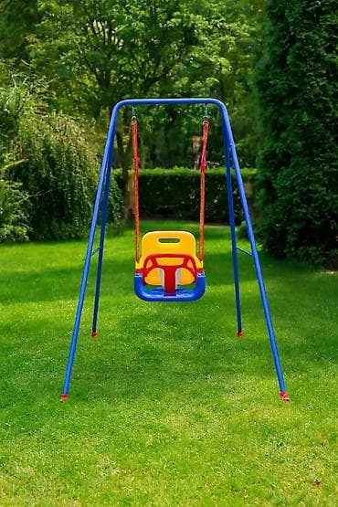 massimo dutti odela: Dečija ljuljaška sa metalnim stalkom i sigurnosnom sedišnom korpom - — 1