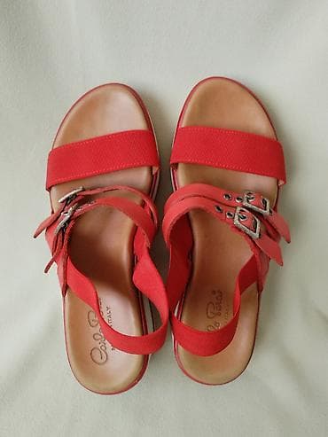 espadrile na platformu prodaja: Carlo Pera kozne sandale - br 38, kao nove — 8