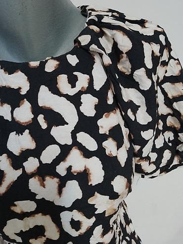 haljine only: Haljina PRIMARK – animal print - Model: midi haljina sa naglašenim — 2