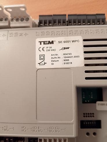 mesac za ajvar: TEM SE 6001 WPC – centralna kontrolna jedinica (eBUS) - Proizvođač — 2