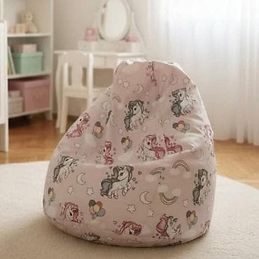 decija komoda: Dečje sedište – lazy bag (sak – jastuk za sedenje) sa štampom crtanih — 8