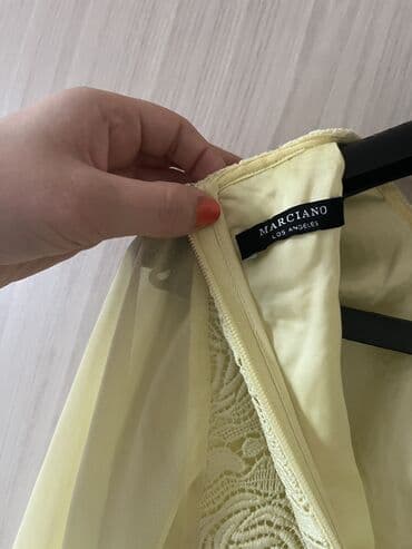 haljine sa kaisem: Guess S (EU 36), bоја - Žuta, Večernji, maturski, Dugih rukava — 2