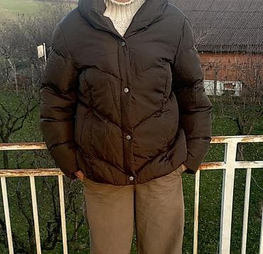 Dukserice: XMAIL zimska jakna – maslinasto zelena Polovna, ali u odličnom stanju — 3