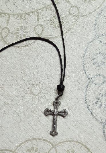 srebrne mindjuse sa swarovski kristalima: Pendant necklace, Material: Stainless steel — 2