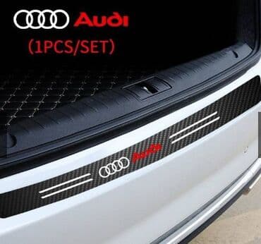 nalepnice za auto vw: Stiker za branik automobila - karbon AUDI Stiker za zadnji branik — 2