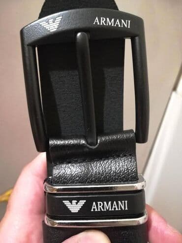 muski set novcanik i kais: Muški, Armani Exchange, Materijal: Koža — 3