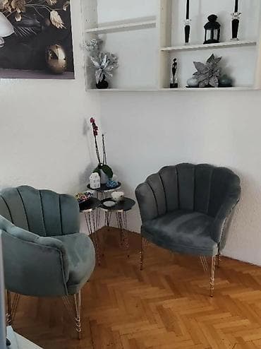 ormarić za terasu: Elegantne fotelje u art-deco stilu Fotelje se prodaju po komadu. - — 1