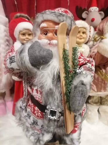 muzicki deda mraz: Deda-mraz 63cm - 4200din Baba-mrazica 60cm-4000din Muzicki deda-mraz — 2