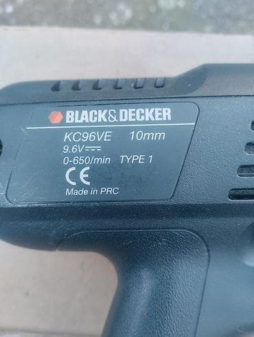 parkside stega: BLACK+DECKER bežična bušilica/odvijač KC96VE Bez punjaca - Napon: 9,6 — 2