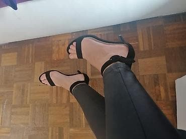 kupujem prodajem tn patike: Elegantne ženske sandale na potpeticu - Boja: crna - Model: otvoreni — 3