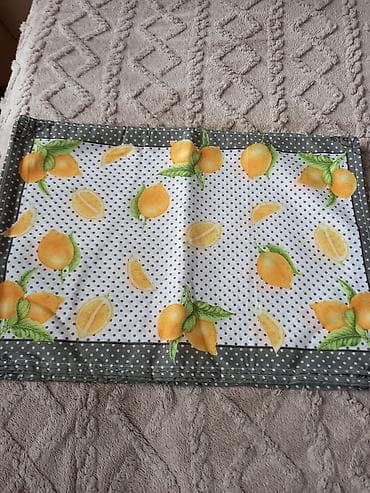 ormar dimenzije: Kuhinjske krpe – set sa motivima kafe, voća i limuna - Materijal — 2