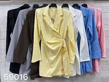 svečane plave haljine: Ženska mini haljina/sako-kroj Emi Moda – Made in Italy - Kroj — 3