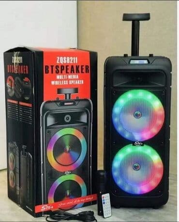 zvucnik sa pojacalom: Bluetooth zvucnik ZQS 8211+ mikrofon 9000din Vrhunski model sa — 5