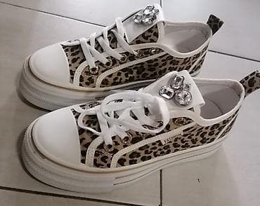 High boots: Ženske patike sa leopard printom i platformom, dizajnirane za udobnost — 5